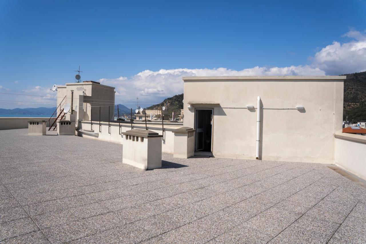 025 - Casa Panoramica In Centro, 90Metri Spiaggia Vista Mare Con Terrazzo Vista Portofino Apartment Sestri Levante Exterior photo