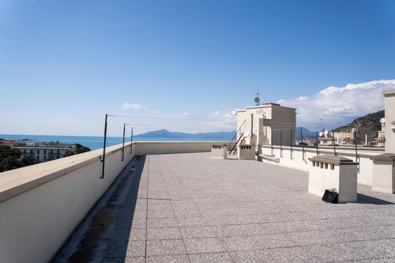 025 - Casa Panoramica In Centro, 90Metri Spiaggia Vista Mare Con Terrazzo Vista Portofino Apartment Sestri Levante Exterior photo